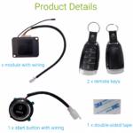 evolution golf cart 48v power push button start system